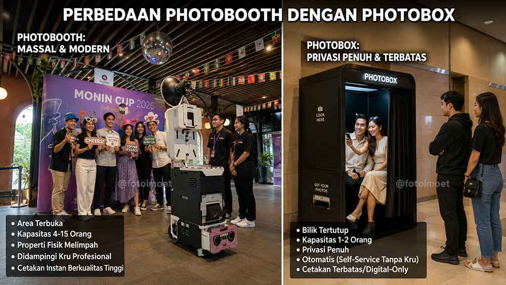 Photobooth vs Photobox: Jangan Sampai Salah Pilih Terus Bikin Event Lo FOMO!