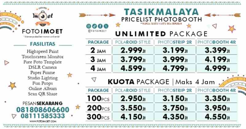 Harga Sewa Jasa Photo Booth Murah terdekat Tasikmalaya